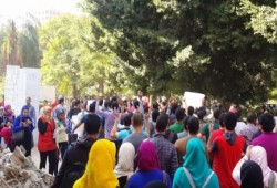 فاعلية لطلاب هندسة المطرية " ثارا لدم الشهيد" محمود بركات "