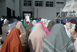 "طلاب ضد الانقلاب" بجامعة دمنهور يتظاهرون احتجاجا على خطف "فالكون" للطلاب