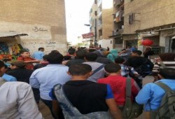 "طلاب ضد الانقلاب" بأبو المطامير يتظاهرون احتجاجا على تهجير أهالى سيناء