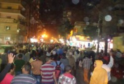 مسيرة  ليلية لثوار مدينة بني سويف للتنديد بمقتل الشهيد عبدالله راضي