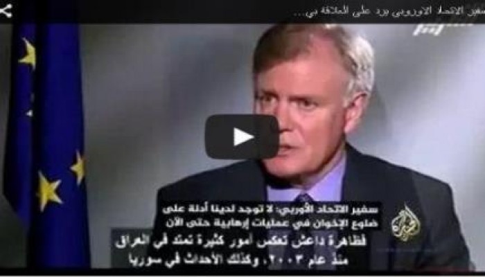 فيديو: سفير الاتحاد الأوروبي يحرج إعلامية مصرية بسبب الإخوان