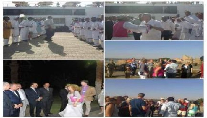 أسوان: شركة سياحة ألمانية تستضيف 100 صحفي وإعلامي ألماني للإقناعهم بالسياحة في مصر