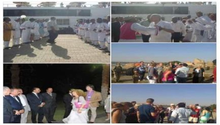 أسوان: شركة سياحة ألمانية تستضيف 100 صحفي وإعلامي ألماني للإقناعهم بالسياحة في مصر
