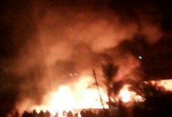 حريق بمخزن الجمعية الزراعية بأ بوحمص.. والخسائر تقدر بأكثر من نصف مليون