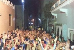 بني سويف: عشرات الآلاف من أهالي الميمون يحتفلون بكسر قوات الانقلاب وانسحابها خائبة