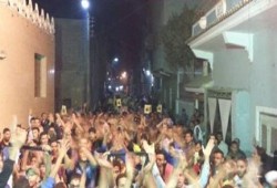 بني سويف: عشرات الآلاف من أهالي الميمون يحتفلون بكسر قوات الانقلاب وانسحابها خائبة