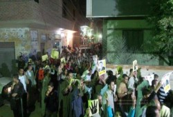 مسيرة مسائية بالمنصورية تهتف: "يسقط حكم العسكر"