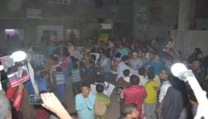 الفيوم: مسيرة ليلية بدار السلام تندد بمجزرة الميمون