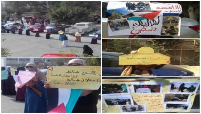 طاليات تجارة وعلوم أزهر القاهرة ينظمن وقفة ضد الانقلاب و معرض للأقصي
