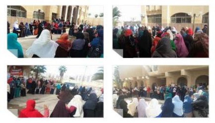 طلاب جامعه الإسكندرية ينتفضون للمطالبة بالافراج عن البنات