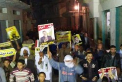 "ثوار حوش عيسي" يتظّاهرون تنديدًا بجرائم العسكر