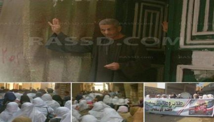 ‏بني سويف : الميمون تنتفض بمسيرة طلابية تنديدا باستشهاد عبد الله