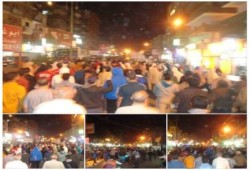 فعاليات مسائية بمدينة بنى سويف تؤكد استمرار الحراك الثوري