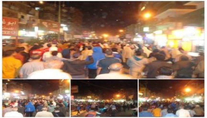 فعاليات مسائية بمدينة بنى سويف تؤكد استمرار الحراك الثوري