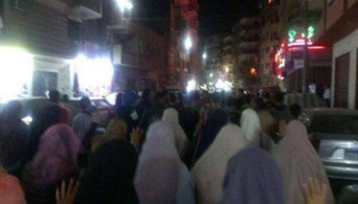 تظاهرة مسائية بمدينة أسيوط لمناهضة الانقلاب العسكري