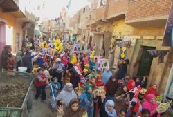 بني سويف: أسر الشهداء تتقدم مسيرة "الميمون"للمطالبة بالقصاص لدماء الشهداء