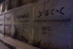 كفر الشيخ:  حملة اسبراي على حوائط وجدران مدينة ‏دسوق