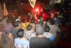 مسيرة بـ مركز ‫ميت غمر‬ تنديدًا بإهمال إدارة السجن الذى تسبب فى وفاة د.طارق الغندور