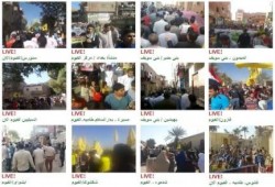 شاهد بالفيديو .. الفيوم وبني سويف تنتفض ضد الانقلاب بمسيرات حاشدة