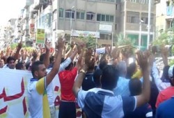 مسيرة حاشدة ببورسعيد يتصدرها أولتراس ربعاوي