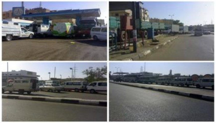 بالصور.. تجدد أزمة نقص الوقود بأسوان.. والسوق السوداء تنتعش