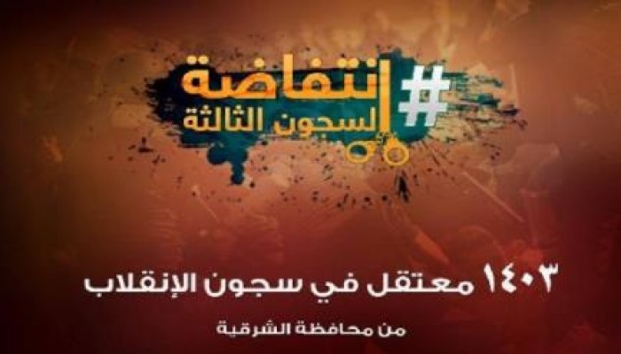 1403 أسرة بالشرقية تضرب عن الطعام تضامنا مع انتفاضة السجون الثالثة