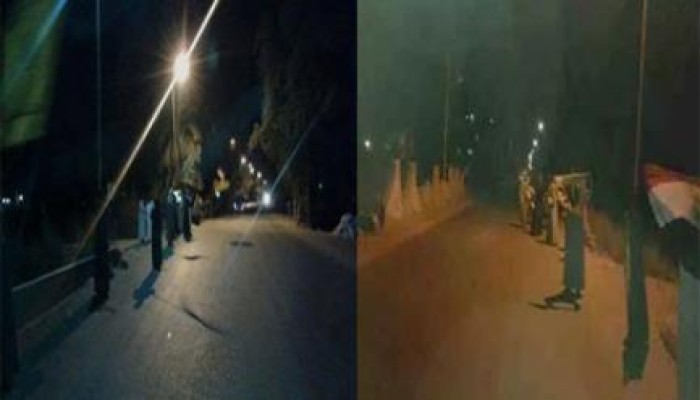 سلسلة بشرية لثوار إدفو تضامنًا مع انتفاضة السجون الثالثة