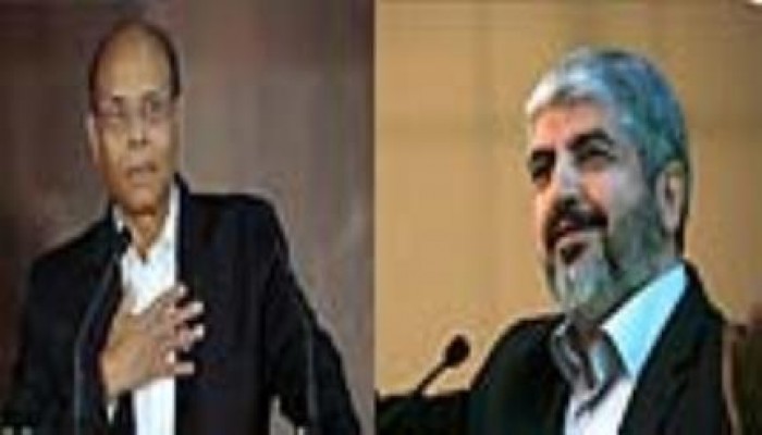 المرزوقي :  أتشرف باستقبال خالد مشعل وبحماس وبالمقاومة