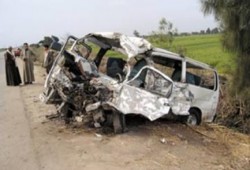 نزيف الطرق يتواصل : مصرع وإصابة 18 علي طريق "سوهاج- دار السلام"