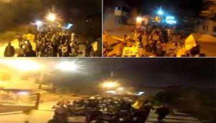 مسيرة حاشدة لأهالي الصف تضامنًا مع المعتقلين