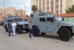 30 مدرعة جيش وشرطة لاعتقال 2 من رافضي الانقلاب ببني سويف