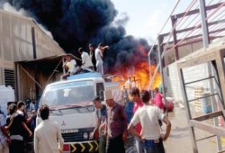 حريق هائل بشركة "القاهرة لتكرير البترول" بمسطرد