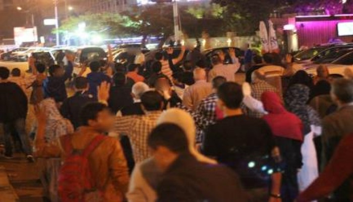 ثوار مدينة نصر ينظمون تظاهره رافضه للانقلاب في ذكري محمد محمود