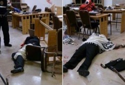 القدس : مقتل 5 صهاينة في عملية استشهادية بكنيس يهودي (صور)