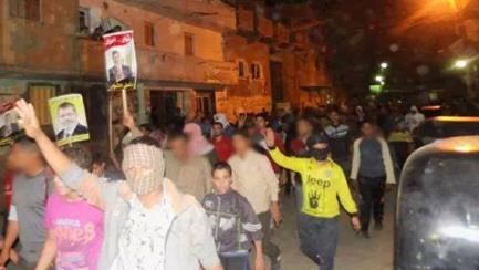 البحيرة: مسيرة ليلية لـ"ثوار حوش عيسي" تضامنًا مع انتفاضة السجون