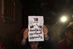 الشرقية: مسيرة ليلية لثوار أبوكبير تضامناً مع انتفاضة السجون الثالثة