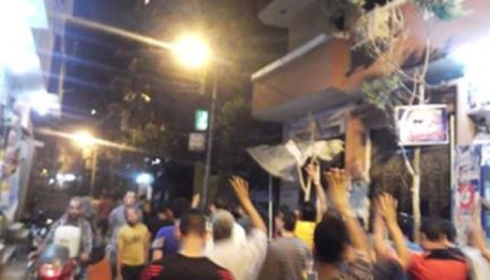 مسيرة ليلية بديروط أسيوط تضامناً مع انتفاضة السجون