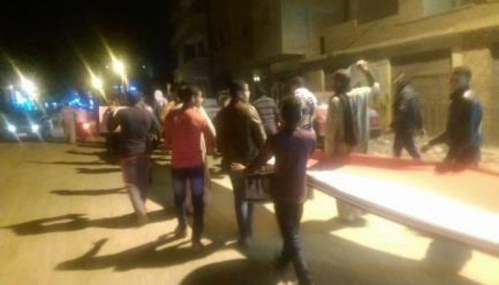 المنوفية: مسيرة حاشدة بالخطاطبة ضد الانقلاب العسكرى