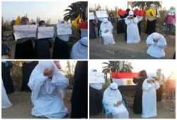 طالبات ضد الانقلاب بالشرقية ينظمن وقفة فريزنج تضامناً مع الطالبات المعتقلات