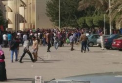 مليشيات الانقلاب تقتحم جامعة الفيوم وتعتقل عددا من الطلاب