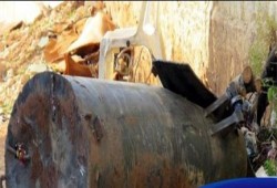 برميل ألقته طائرات الأسد لم ينفجر.. ماذا يحتوي؟