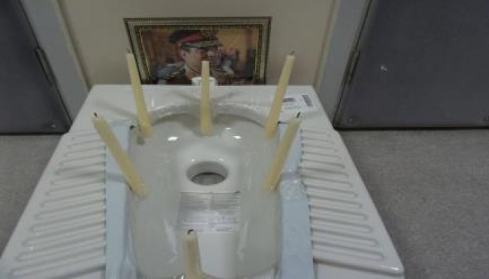 صورة وتعليق: الاحتفال بعيد ميلاد السيسي في يوم المراحيض العالمي