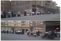 الغربية: سلسلة بشرية لزوجات وأبناء المعتقلين بقرية الراهبين (فيديو)