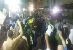 مسيرة ليلية بشبرا الخيمة عشية مليونية "قوتنا في وحدتنا"