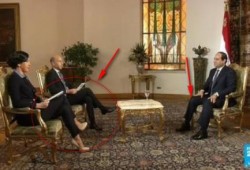 صورة وتعليق: مهانة السيسي