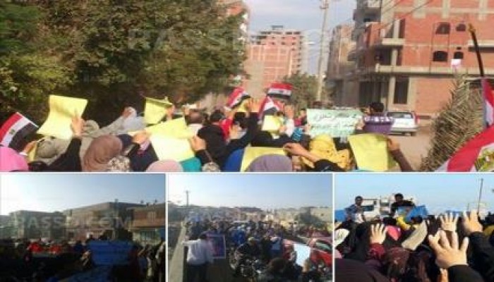 جانب من فعاليات صباحية بمحافظة ‏الدقهلية  في جمعة "قوتنا في وحدتنا"