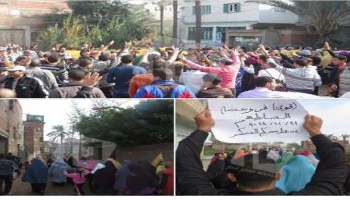 مسيرة حاشدة لثوار البصارطة بدمياط فى جمعة قوتنا فى وحدتنا