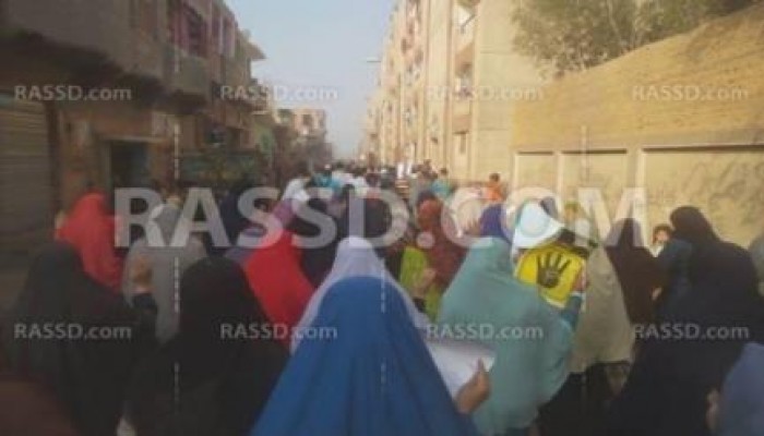 مسيرة في مدينة ناصر تضامنًا مع انتفاضة السجون الثالثة