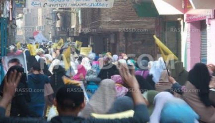 مسيرة في المعادي تنديدًا بمقتل "زكي حنفي" بسجون الانقلاب