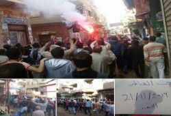 مسيرة فى جمعة قوتنا في وحدتنا  بشبين القناطر  رفضًا للانقلاب